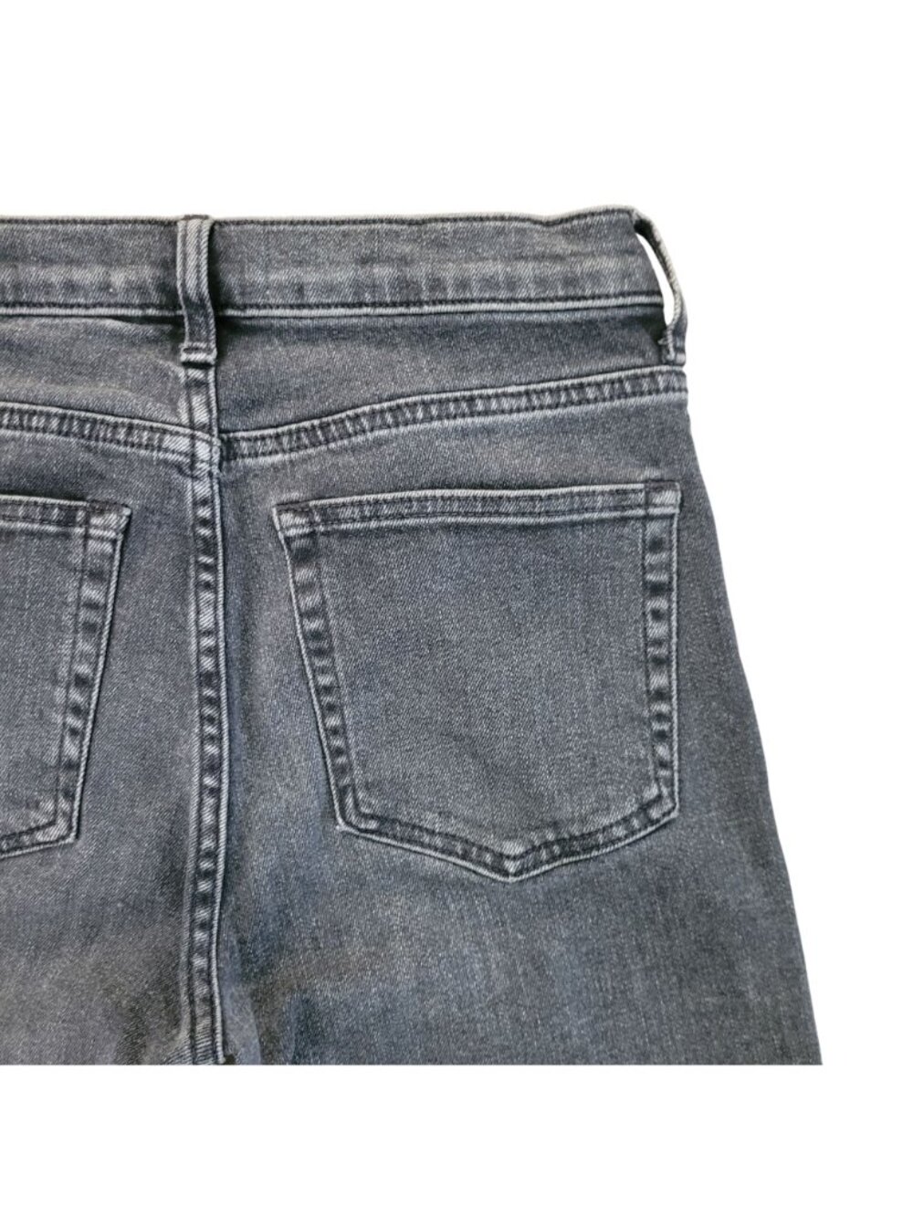 Everlane The Mid-Rise Skinny Stretch Jeans Womens Size 27 Black Denim Ankle - Picture 4 of 7
